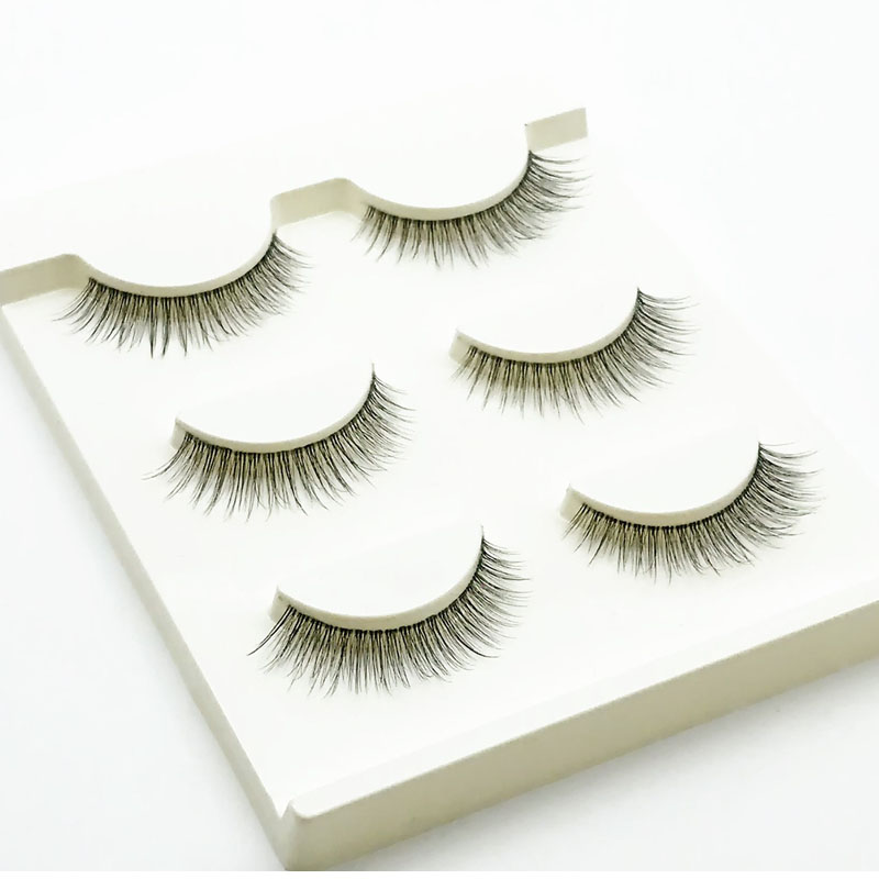 NEW False Eyelashes 3 Pairs Pure Handmade Natural Transparent Terrier Fake Eyelashes Short Paragraph Bare Makeup Eyelashes
NEW False Eyelashes 3 Pairs Pure Handmade Natural Transparent Terrier Fake Eyelashes Short Paragraph Bare Makeup Eyelashes