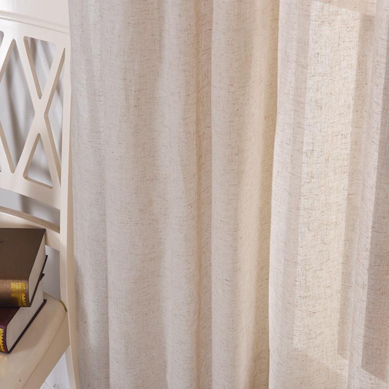 3*2.6cm American Style Linen Color Curtains For Living Room Bedroom Hotel Tulle Translucidus Balcony Decor Voile Sheer Cortinas, One pcs
3*2.6cm American Style Linen Color Curtains For Living Room Bedroom Hotel Tulle Translucidus Balcony Decor Voile Sheer Cortinas, One pcs