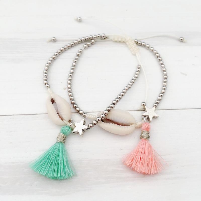 Dongmu jewellery bohemian style fashion hand rope braided bracelet beach shell little girl bracelet lady birthday gift
Dongmu jewellery bohemian style fashion hand rope braided bracelet beach shell little girl bracelet lady birthday gift