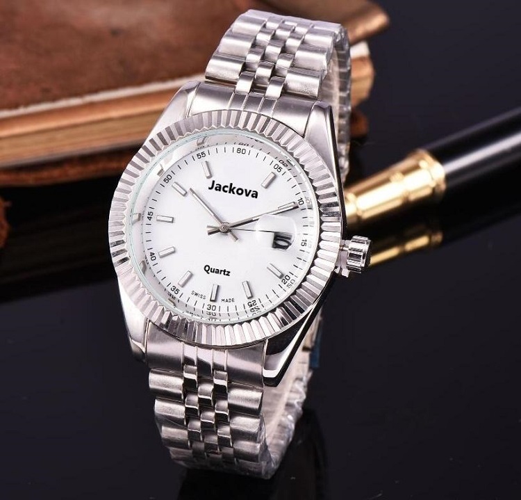 automatic date luxury fashion men and women of the steel belt movement quartz clock men watches, As pic
automatic date luxury fashion men and women of the steel belt movement quartz clock men watches, As pic