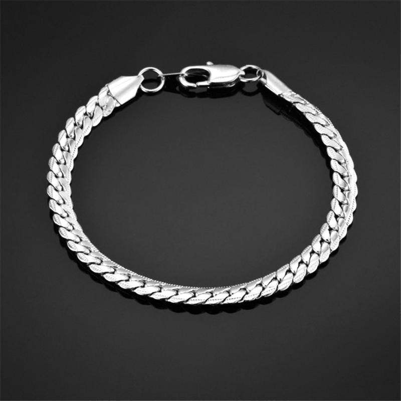 Mens 4MM 7MM Silver Color Stainless Steel Curb Snake Link Chain Bracelets for Women Unisex Wrist Jewelry Gifts
Mens 4MM 7MM Silver Color Stainless Steel Curb Snake Link Chain Bracelets for Women Unisex Wrist Jewelry Gifts