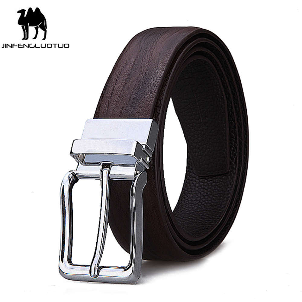 Golden Camel pin buckle full head leather belt trendy man leather belt versatile trouser belt for men, Black
Golden Camel pin buckle full head leather belt trendy man leather belt versatile trouser belt for men, Black