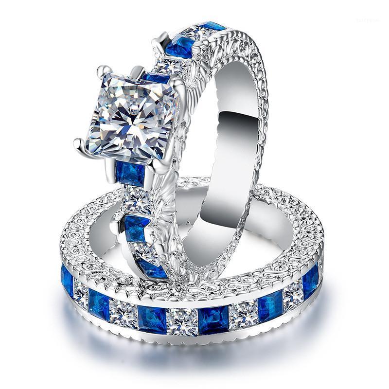 VAGZEB Silver Color zircon Wedding Ring Set for Bridal Women Finger luxury wholesale lots bulk Jewelry1
VAGZEB Silver Color zircon Wedding Ring Set for Bridal Women Finger luxury wholesale lots bulk Jewelry1