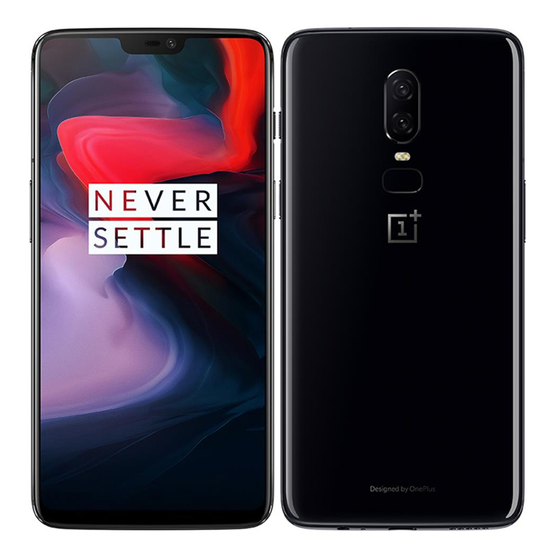 

Original Oneplus 6 4G LTE Cell Phone 6GB RAM 64GB ROM Snapdragon 845 Octa Core Android 6.2" AMOLED Full Screen 2.5D Glass 20MP HDR NFC Fingerprint ID Face Smart Mobile Phone