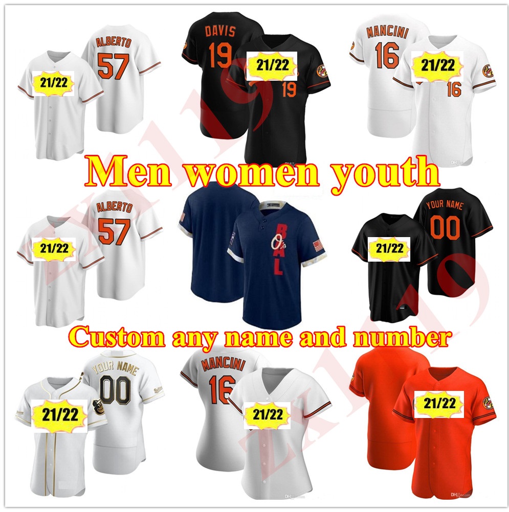 New Men Women Youth Trey Mancini Jersey 19 Chris Davis Eddie Murray Dj Stewart 8 Cal Ripken Jr. 2 Freddy Galvis Hanser Alberto Orioles Brooks Robinson Baseball Jerseys, As pic
New Men Women Youth Trey Mancini Jersey 19 Chris Davis Eddie Murray Dj Stewart 8 Cal Ripken Jr. 2 Freddy Galvis Hanser Alberto Orioles Brooks Robinson Baseball Jerseys, As pic