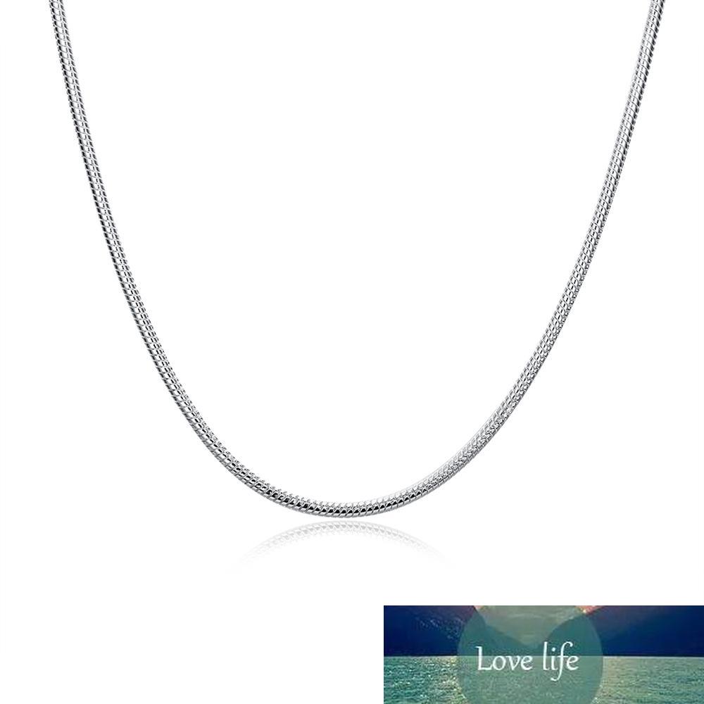 100% Solid Stainless Steel Necklace 2 mm Width Snake Chain 18'' - 28'' Inches Fashion Jewelry for Men/Women
100% Solid Stainless Steel Necklace 2 mm Width Snake Chain 18'' - 28'' Inches Fashion Jewelry for Men/Women