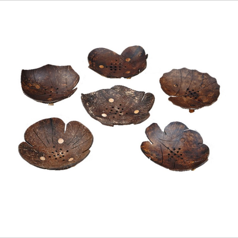 Creative coconut shell Soap Dishes Leaf cartoon Shape Coconut Soap Holder Tray Hollow Out hole Bathroom Supplies
Creative coconut shell Soap Dishes Leaf cartoon Shape Coconut Soap Holder Tray Hollow Out hole Bathroom Supplies