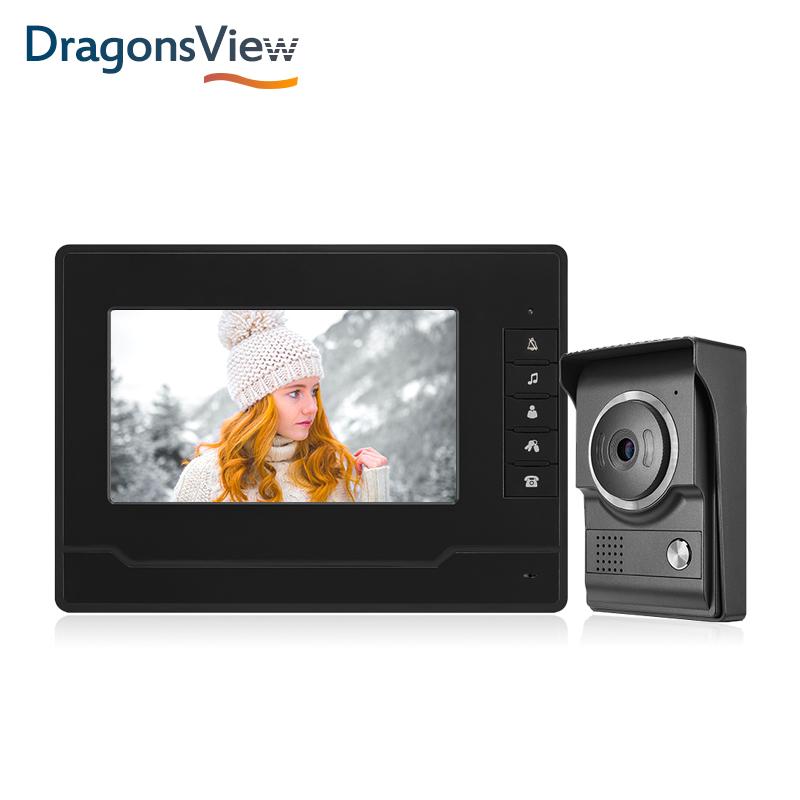Dragonsview 7 Inch 1000 TVL Video Door Intercom System Silver Black Video Door Entry Panel Intercoms for Private Home Call Panel
Dragonsview 7 Inch 1000 TVL Video Door Intercom System Silver Black Video Door Entry Panel Intercoms for Private Home Call Panel