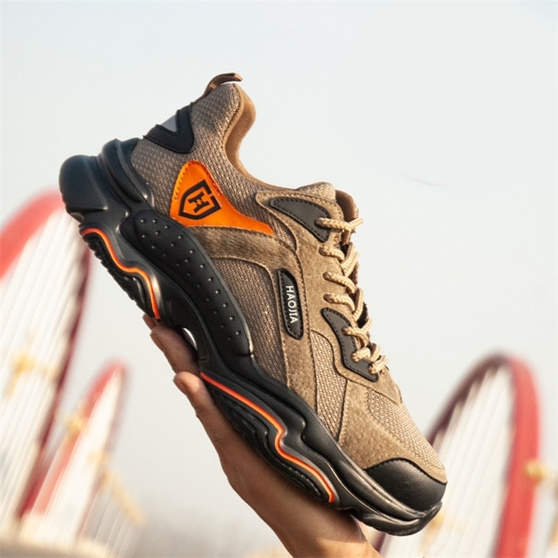 Mens steeltoed work safety casual breathable outdoor shoes antipuncture and comfortable industrial boots Y200915