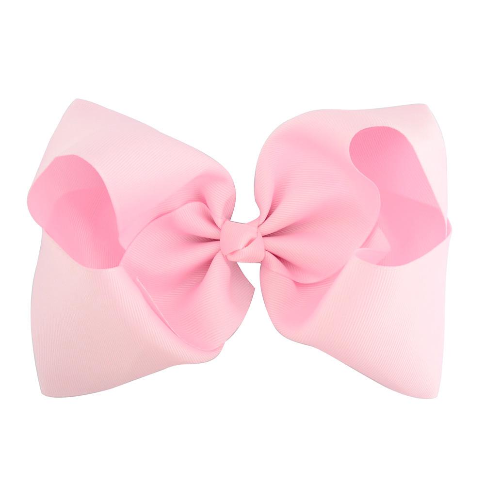 2022 new Kids Girls 8 Inch Large Hairbows Hair Clips Barrettes Grosgrain Ribbon Bow Hairpins Children Headdress Beautiful HuiLin