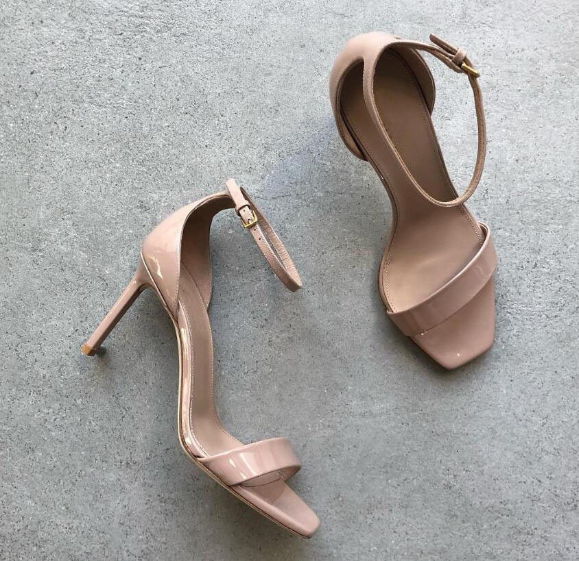 Luxury women sexy sandal summer high heels open toe shoes,black /nude patent leather buckle ankle strap thin heel amber sandals,Wedding party dress pump with box
Luxury women sexy sandal summer high heels open toe shoes,black /nude patent leather buckle ankle strap thin heel amber sandals,Wedding party dress pump with box