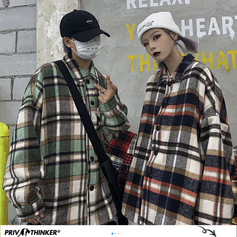 2021 New Winter New Woolen Coat Woman Plaid Printed Warm Jackets Men's Casual and Thicken Fashion Jacket 26GP, Lvge
2021 New Winter New Woolen Coat Woman Plaid Printed Warm Jackets Men's Casual and Thicken Fashion Jacket 26GP, Lvge