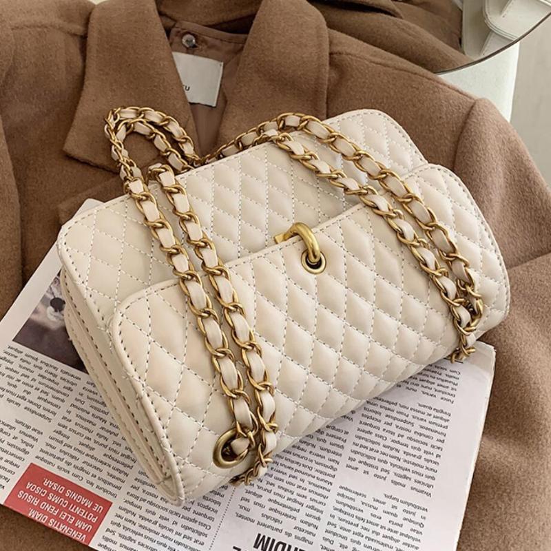 Lattice Square Crossbody bag 2021 Fashion New High-quality PU Leather Women's Designer Handbag Chain Shoulder Messenger Bag, Black
Lattice Square Crossbody bag 2021 Fashion New High-quality PU Leather Women's Designer Handbag Chain Shoulder Messenger Bag, Black