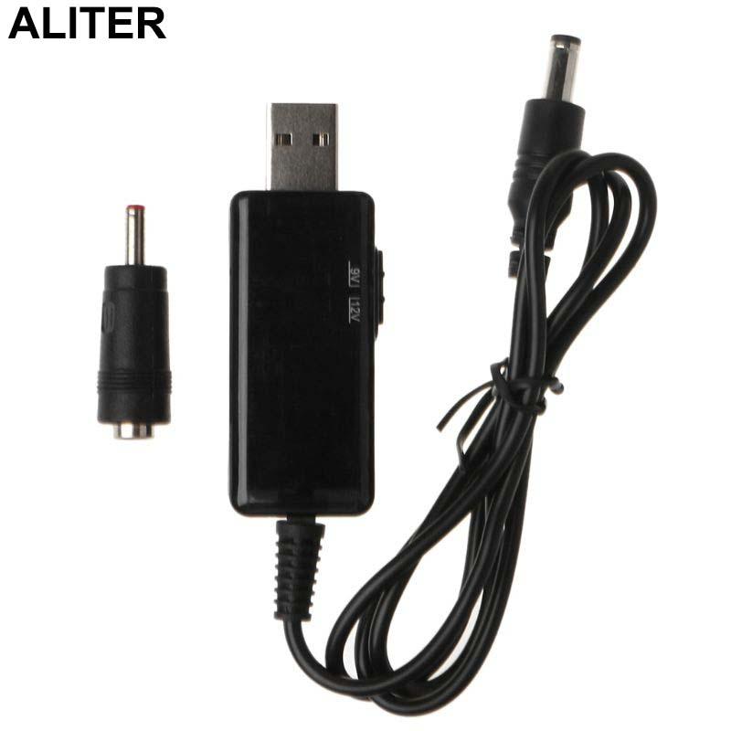 USB DC 5V To 9V 12V 2.1x5.5mm 3.5x1.35mm Male Step Up Adapter Cable with Voltmeter For Router LED Strip
USB DC 5V To 9V 12V 2.1x5.5mm 3.5x1.35mm Male Step Up Adapter Cable with Voltmeter For Router LED Strip