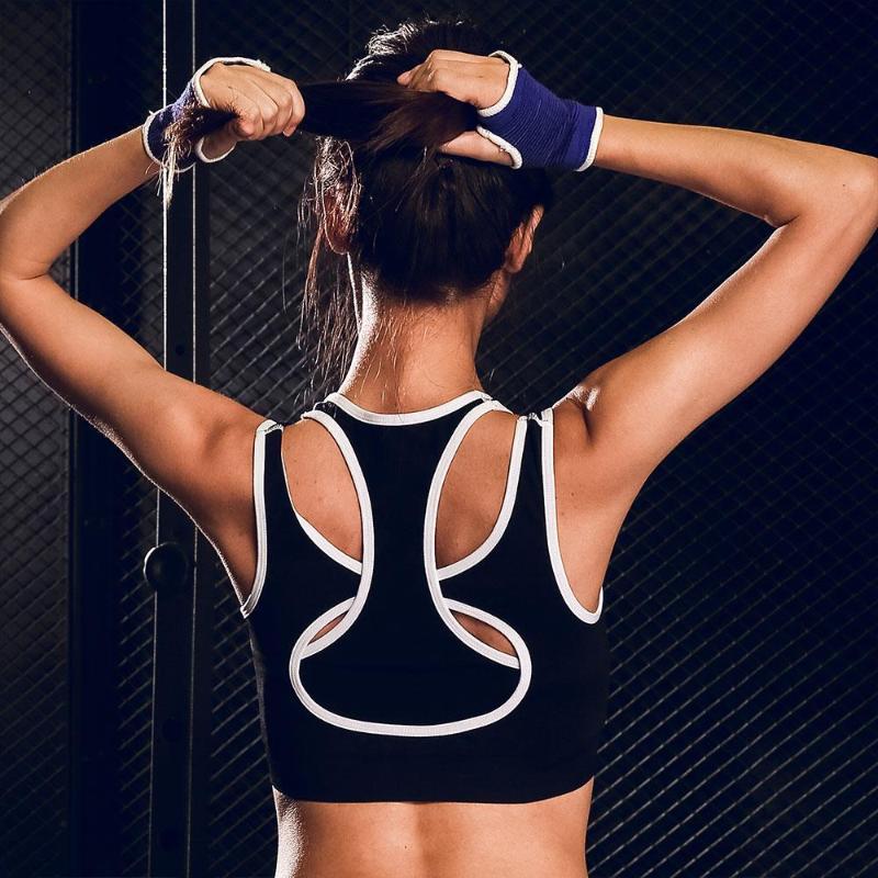 Sport Bra Soft Charming False Two Pieces Shockproof Boxing Fitness Women Padded Vest Fashion Slim-Type Running Sportwear, Gray
Sport Bra Soft Charming False Two Pieces Shockproof Boxing Fitness Women Padded Vest Fashion Slim-Type Running Sportwear, Gray