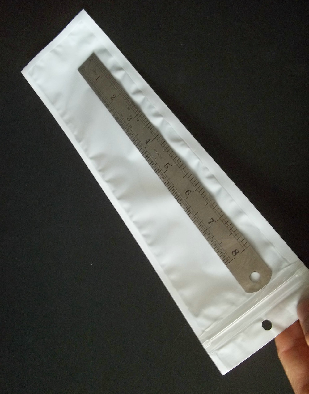 100pcs/lot White Clear Plastic Zipper Self Seal Retail Packaging Bag, Ziplock Hang Hole necklace Storage Package Bags