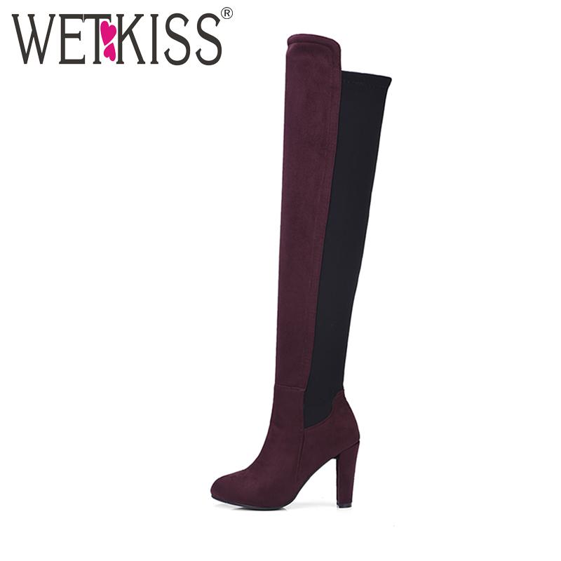 New Arrival 2020 Fashion Stretch Fabric Over the Knee Boots Women Shoes Patchwork Slip on Thigh High Boot Female High Heel Boots, Black
New Arrival 2020 Fashion Stretch Fabric Over the Knee Boots Women Shoes Patchwork Slip on Thigh High Boot Female High Heel Boots, Black