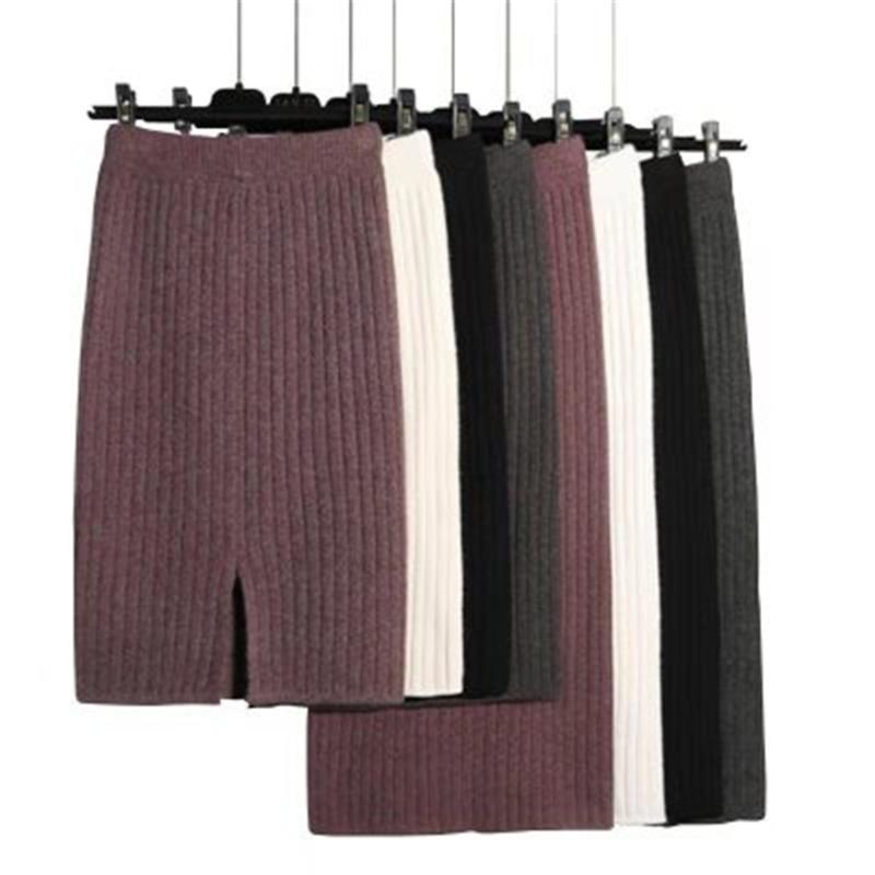Skirts 2022 Korean Fashion Elastic Band Skirt Women Winter Knitted Female Straight 50-70cm Mid-length PZ2794, Black
Skirts 2022 Korean Fashion Elastic Band Skirt Women Winter Knitted Female Straight 50-70cm Mid-length PZ2794, Black