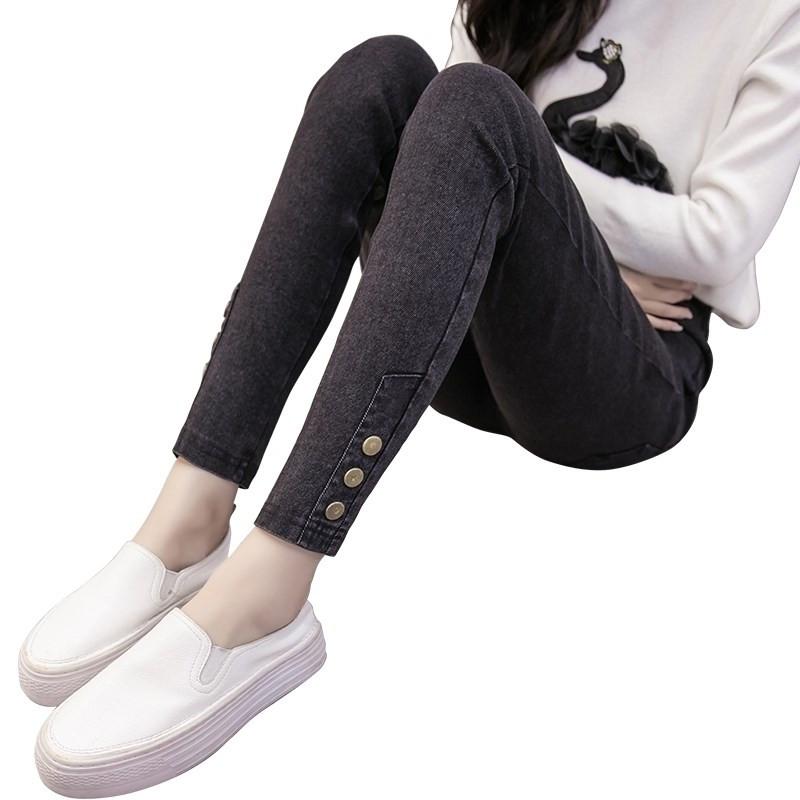 Button Side Jeans Female Denim Pants Black Color Womens Jeans Donna Stretch Bottoms Feminino Skinny Pants For Women Trousers, D0066 black
Button Side Jeans Female Denim Pants Black Color Womens Jeans Donna Stretch Bottoms Feminino Skinny Pants For Women Trousers, D0066 black