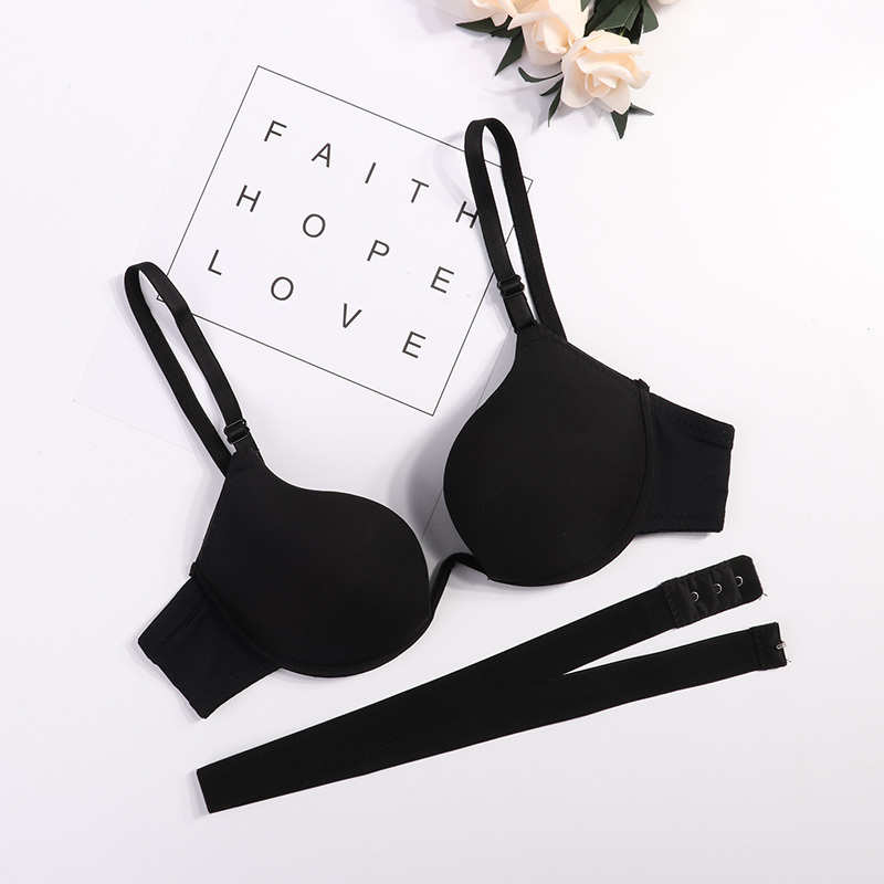 Japanese Style Deep V Push Up Bra Strapless Underwire Underwear Women Sexy Soutien Gorge Thin Half Cup Lingerie For Women Girl T200609