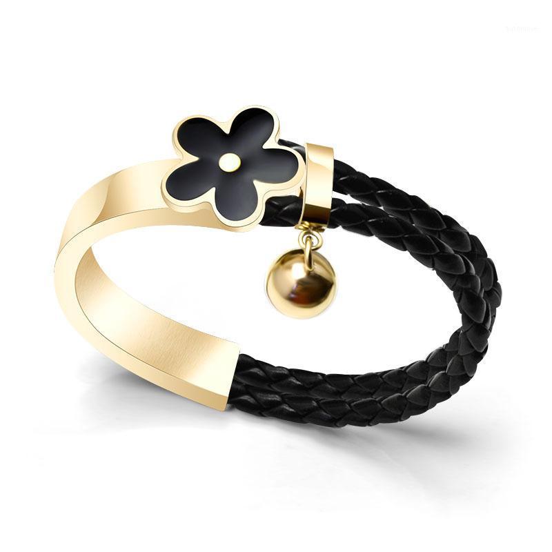 Trendy 316l Stainless Steel Flower Bangles For Women Bijoux Exquisite Double Layer Leather Bracelets Men Fashion Jewelry Gift1
Trendy 316l Stainless Steel Flower Bangles For Women Bijoux Exquisite Double Layer Leather Bracelets Men Fashion Jewelry Gift1