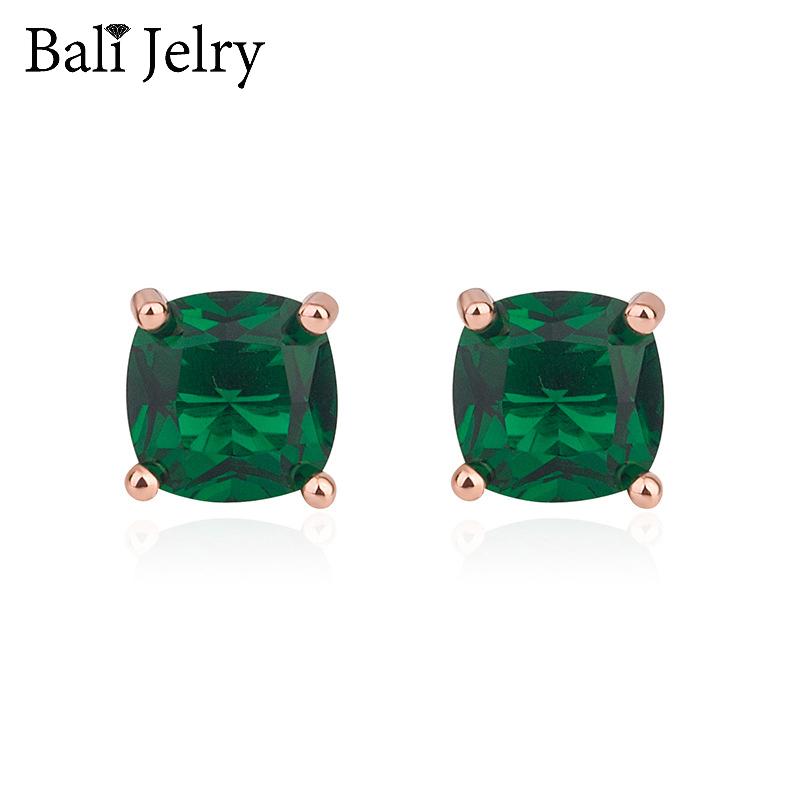 Stud BaliJelry 7*7mm Emerald Gemstone Earrings 925 Silver Jewelry Retro Accessory Earring For Women Wedding Engagement Wholesale
Stud BaliJelry 7*7mm Emerald Gemstone Earrings 925 Silver Jewelry Retro Accessory Earring For Women Wedding Engagement Wholesale