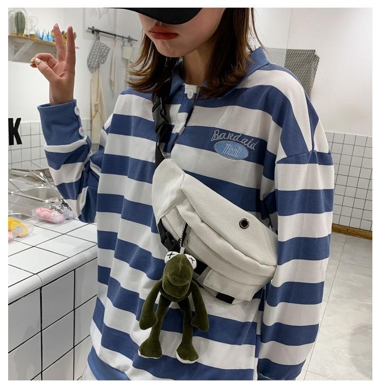 Trendy brand casual chest bag new Korean crossbody bag shoulder sports waist casual and convenient all-match women, Sky blue
Trendy brand casual chest bag new Korean crossbody bag shoulder sports waist casual and convenient all-match women, Sky blue