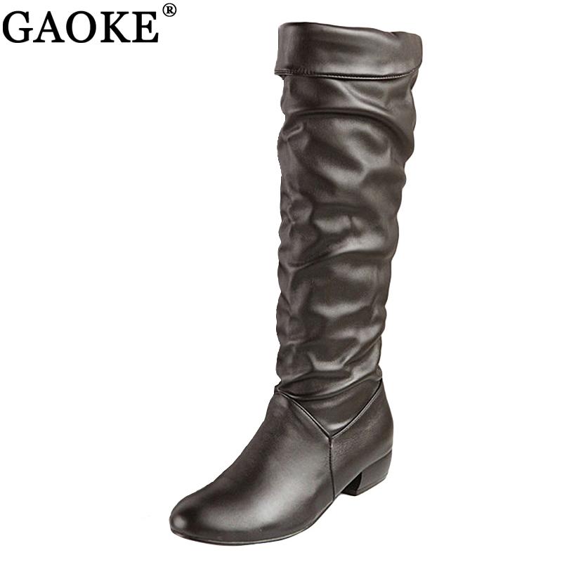 GAOKE Large size 2020 new arrive Knee high Women Boots Black White Brown flat heels half boots spring autumn shoes woman
GAOKE Large size 2020 new arrive Knee high Women Boots Black White Brown flat heels half boots spring autumn shoes woman
