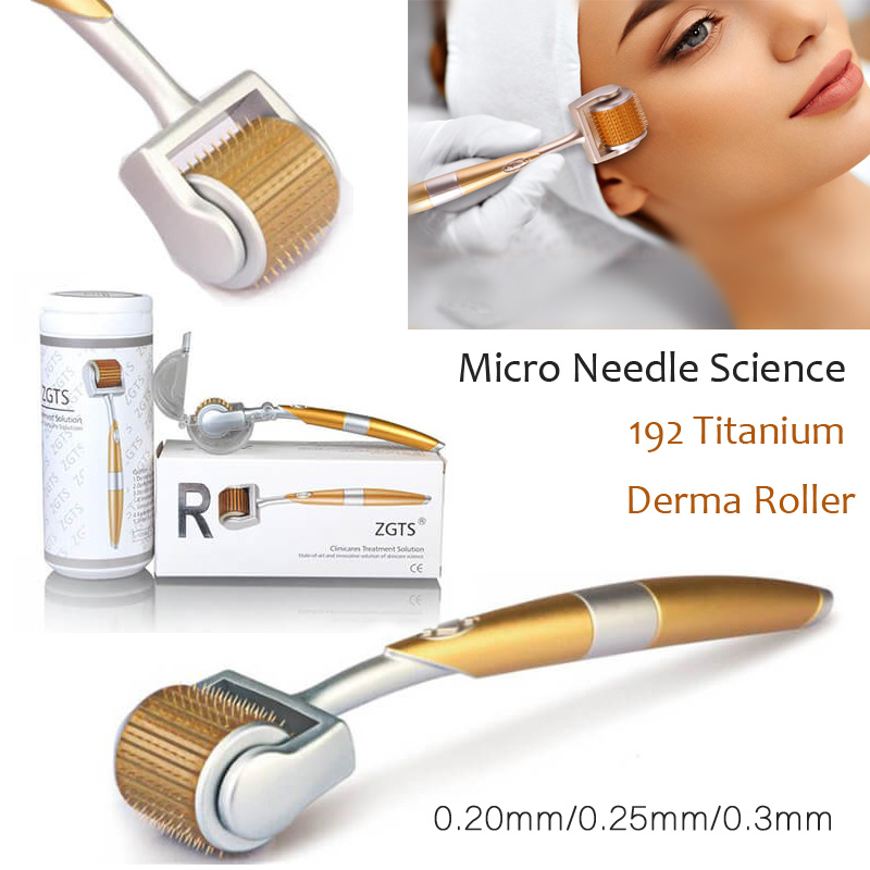 Top Seller Luxury 192 Titanium Micro Needles Therapy Derma Roller For Acne Scar Anti-Aging Skin Beauty Care Rejuvenation
Top Seller Luxury 192 Titanium Micro Needles Therapy Derma Roller For Acne Scar Anti-Aging Skin Beauty Care Rejuvenation