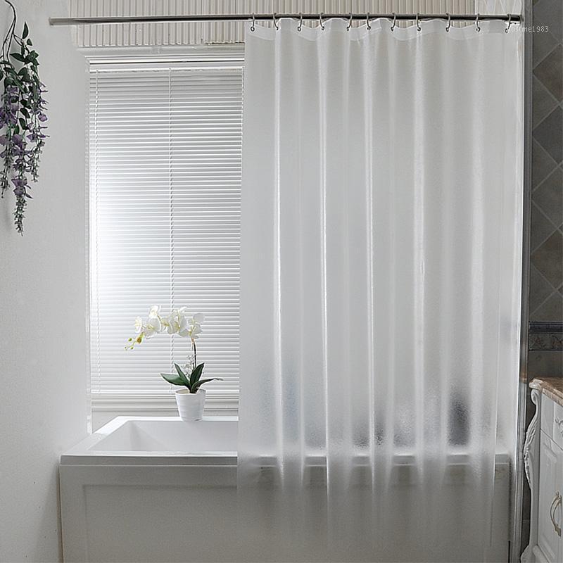 Nordic Plastic Waterproof Punch-free Shower Curtain Translucent Thickened Bath Curtains Frosted Atmosphere Partition Curtain1
Nordic Plastic Waterproof Punch-free Shower Curtain Translucent Thickened Bath Curtains Frosted Atmosphere Partition Curtain1