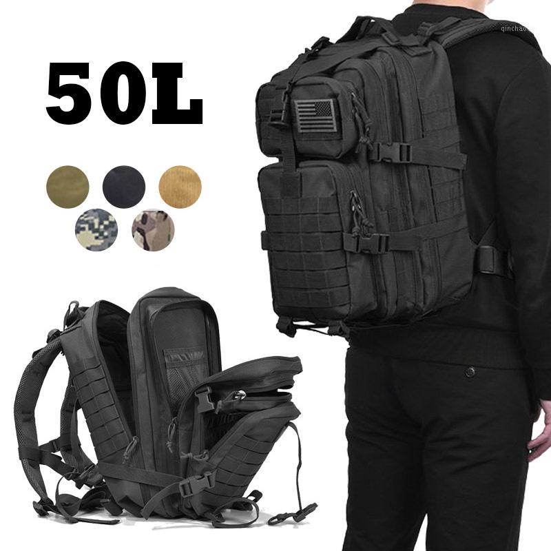 50L Men Large Capacity Army Tactical Backpack 3P Softback Outdoor Waterproof Rucksack Sport Hiking Camping Hunting Bag1, Khaki
50L Men Large Capacity Army Tactical Backpack 3P Softback Outdoor Waterproof Rucksack Sport Hiking Camping Hunting Bag1, Khaki