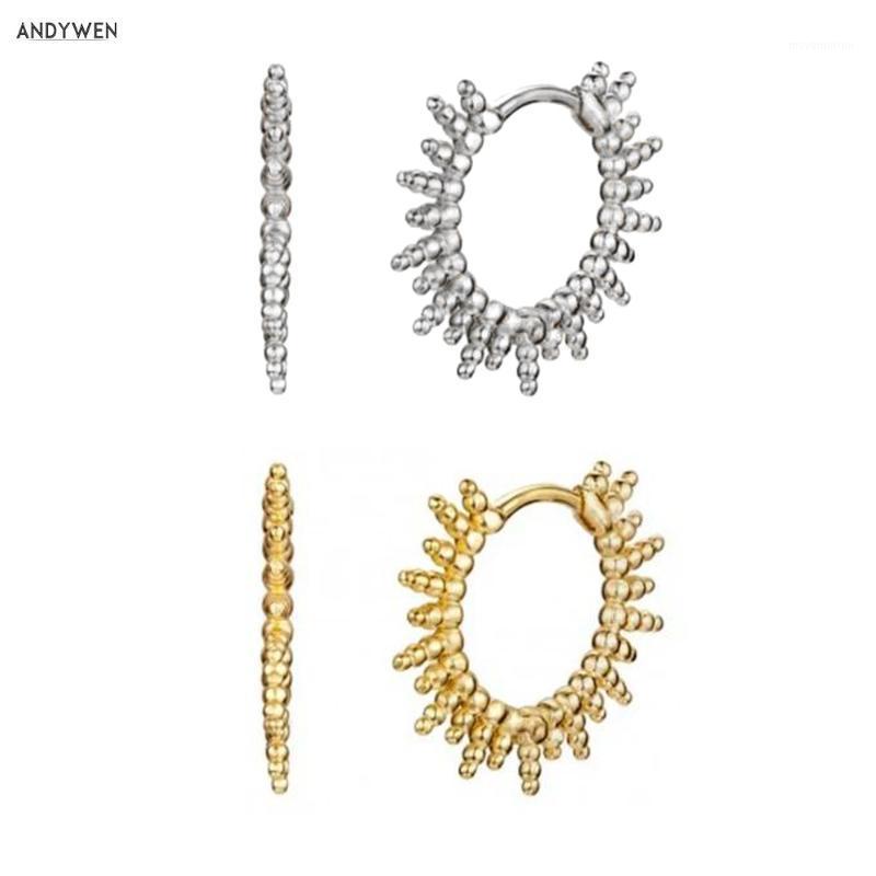 ANDYWEN 925 Sterling Silver 11.5mm Gold Hoops Piercing Huggies Earring 2020 Fashion Rock Punk Luxury Jewelry Spike Circle Loops1
ANDYWEN 925 Sterling Silver 11.5mm Gold Hoops Piercing Huggies Earring 2020 Fashion Rock Punk Luxury Jewelry Spike Circle Loops1