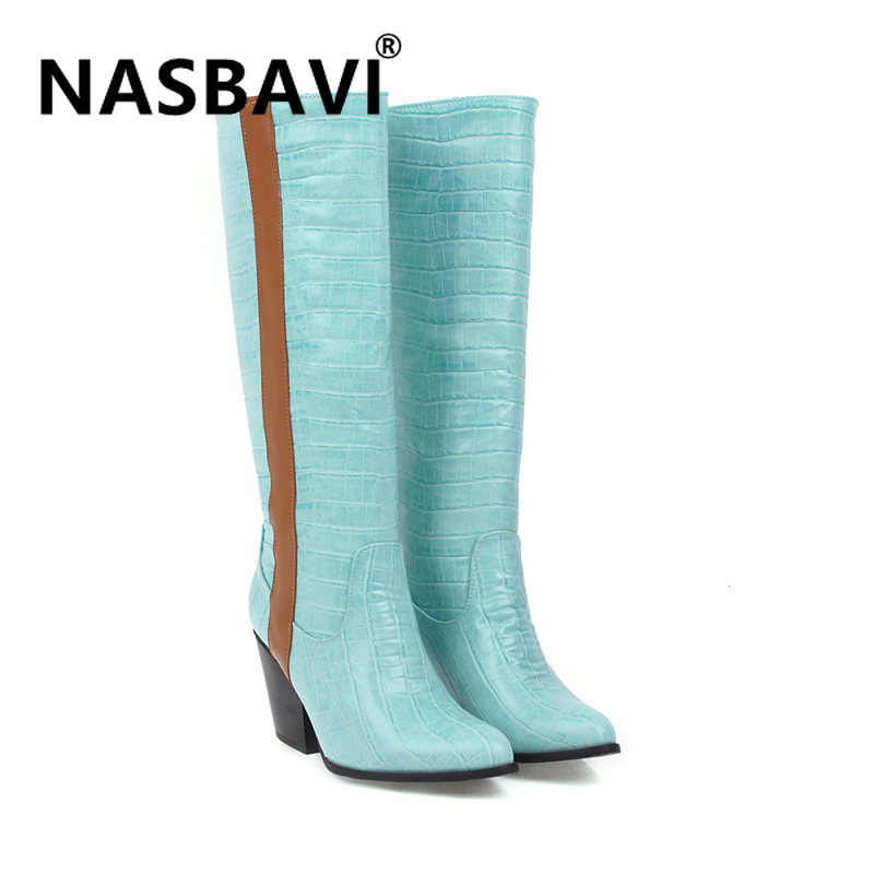 Sale women Knee-high boots plus size 34-43 long boots women winter shoes Stone pattern Simple fashion, Black
Sale women Knee-high boots plus size 34-43 long boots women winter shoes Stone pattern Simple fashion, Black