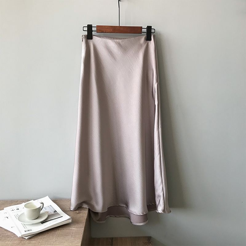 2021 New Elegant Spring Summer Slik Women High Waist Casual A-line Midi Female Long Skirt Solid Dc0t, Beige
2021 New Elegant Spring Summer Slik Women High Waist Casual A-line Midi Female Long Skirt Solid Dc0t, Beige