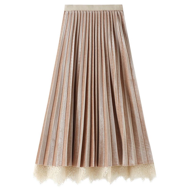 New 2021 Female Fall Long-income Skirt Two Sides Wear Draped Velvet Plied 50s Skirts Sweet Basic Girl Party High Waist Clothes Ki94, Black
New 2021 Female Fall Long-income Skirt Two Sides Wear Draped Velvet Plied 50s Skirts Sweet Basic Girl Party High Waist Clothes Ki94, Black