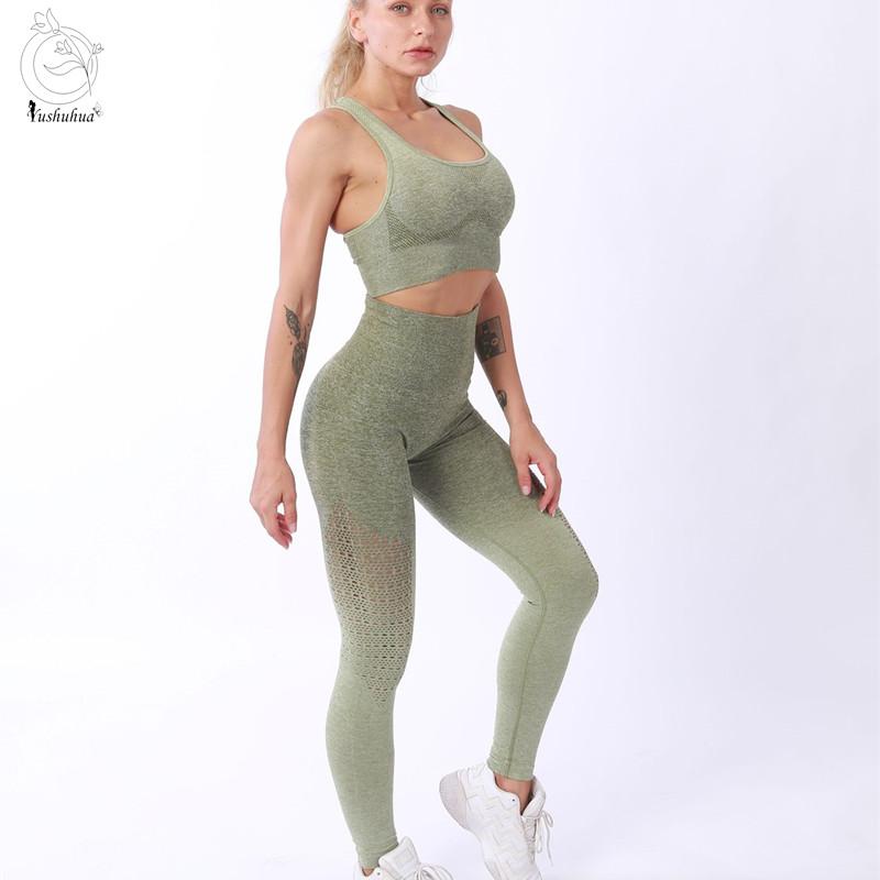 Yushuhua Women Sport Suit Fitness Female Yoga Set Push Up Workout Gym Wear Running Clothing Tracksuit Gradient Seamless, Pink
Yushuhua Women Sport Suit Fitness Female Yoga Set Push Up Workout Gym Wear Running Clothing Tracksuit Gradient Seamless, Pink