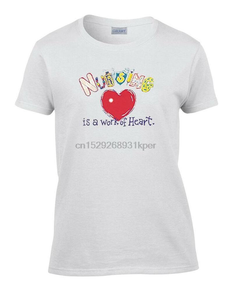 Men's T-Shirts Ladies Nursing Is A Work Of Heart Womens T-Shirt Tee, White;black
Men's T-Shirts Ladies Nursing Is A Work Of Heart Womens T-Shirt Tee, White;black