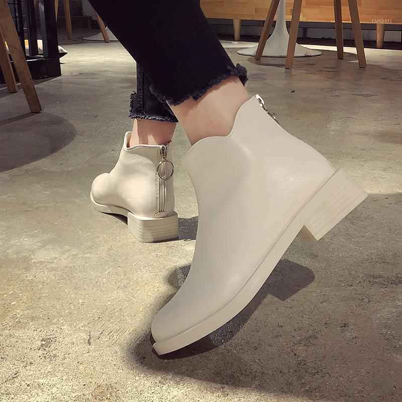 New Women Shoes Med Heels Slip ankle boots winter boots Square high heels shoes female S800111, Black
New Women Shoes Med Heels Slip ankle boots winter boots Square high heels shoes female S800111, Black