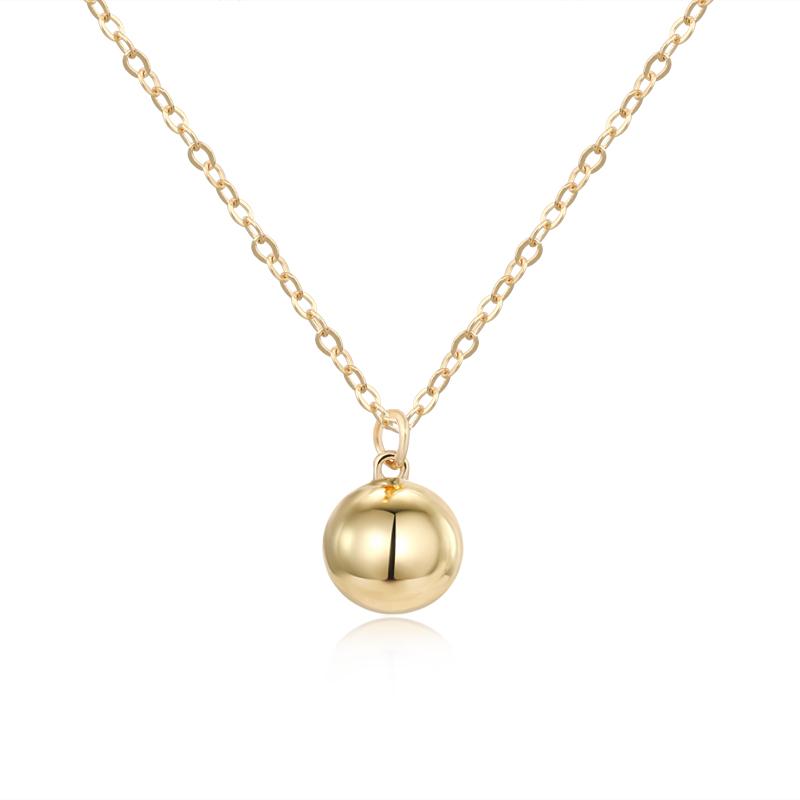 Dayoff 2020 European Gold Color Small Ball Pendant Necklaces Women Jewelry Simple Necklace Clavicel Chain Party Gift N74 
Dayoff 2020 European Gold Color Small Ball Pendant Necklaces Women Jewelry Simple Necklace Clavicel Chain Party Gift N74