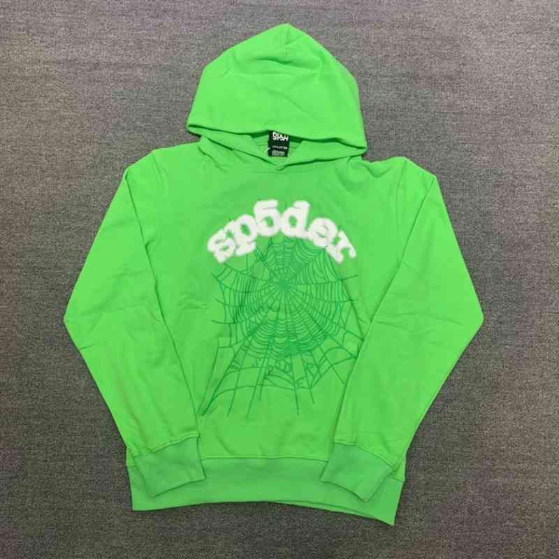 High Quality Green Foam Printing Sp5der Young Thug 555555 Angel Hoodie Men Spider Web Pattern Women Pullover Sweatshirts
High Quality Green Foam Printing Sp5der Young Thug 555555 Angel Hoodie Men Spider Web Pattern Women Pullover Sweatshirts