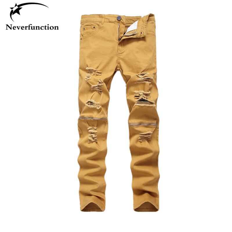 Men Casual Skinny Jeans Pants Men Solid Pencil Jeans Ripped Beggar With Knee Zipper For Youth Denim Joggers Plus Size 52, 06 deep yellow
Men Casual Skinny Jeans Pants Men Solid Pencil Jeans Ripped Beggar With Knee Zipper For Youth Denim Joggers Plus Size 52, 06 deep yellow