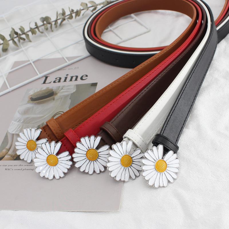 QJeans Dress Decoration Fashion Thin Sash Buckle Belt Multi Purpose Female Solid Color Ladies Accessories 1Pcs Daisy Pattern, White
QJeans Dress Decoration Fashion Thin Sash Buckle Belt Multi Purpose Female Solid Color Ladies Accessories 1Pcs Daisy Pattern, White