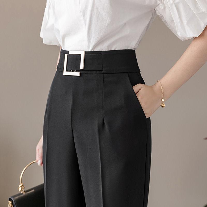 2021 New Spring Autumn Black Formal Suit Pants Woman High Waist Pants with Belt Office Ladies Fashion Trousers Y501, Hei
2021 New Spring Autumn Black Formal Suit Pants Woman High Waist Pants with Belt Office Ladies Fashion Trousers Y501, Hei