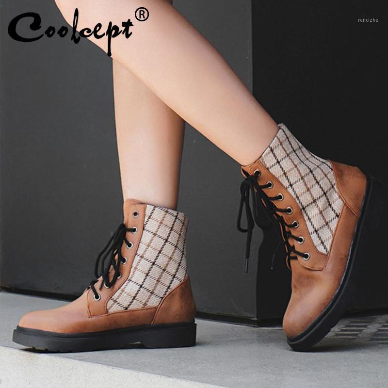 Coolcept Woman Cross Strap Round Toe Fashion Ankle Boots Mixed Colors Flats Boots Casual Daily Office Work Footwear Size 34-431, Black
Coolcept Woman Cross Strap Round Toe Fashion Ankle Boots Mixed Colors Flats Boots Casual Daily Office Work Footwear Size 34-431, Black