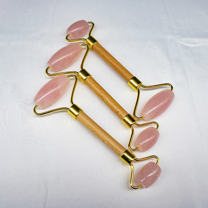 Rose Quartz pink jade Roller handcraft massager kits with guasha gua sha spiked wave face facial massage white box package in stock
Rose Quartz pink jade Roller handcraft massager kits with guasha gua sha spiked wave face facial massage white box package in stock