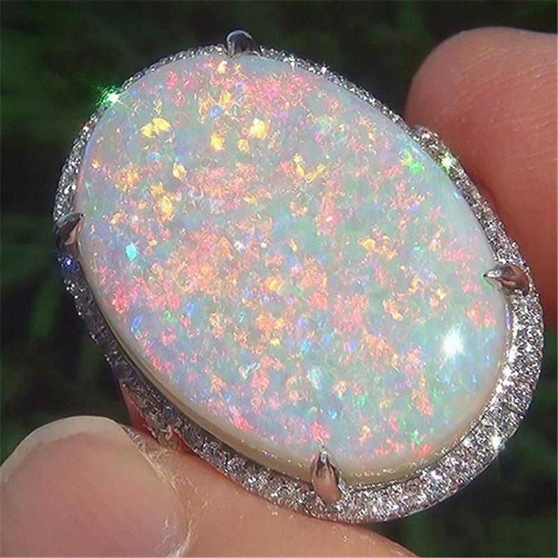 Yobest Big Fire Opal Finger Rings for Women Female White Opal Wedding Ring Fashion Jewelry Accessories Dropshipping
Yobest Big Fire Opal Finger Rings for Women Female White Opal Wedding Ring Fashion Jewelry Accessories Dropshipping