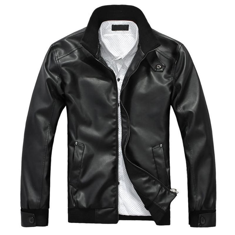 Men Winter Leather Jacket Biker Motorcycle Zipper Long Sleeve Coat Top Blouses Motorcycle Jacket Punk Bomber Faux Leather Outwea, Black
Men Winter Leather Jacket Biker Motorcycle Zipper Long Sleeve Coat Top Blouses Motorcycle Jacket Punk Bomber Faux Leather Outwea, Black