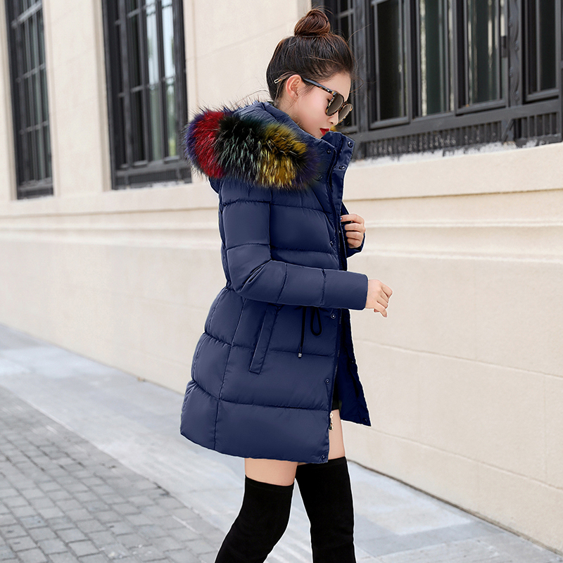Winter Women Jacket Winter Thick Warm Padded Outwear Women Long women's winter coats New Slim Hooded Jackets Women Parkas 200928