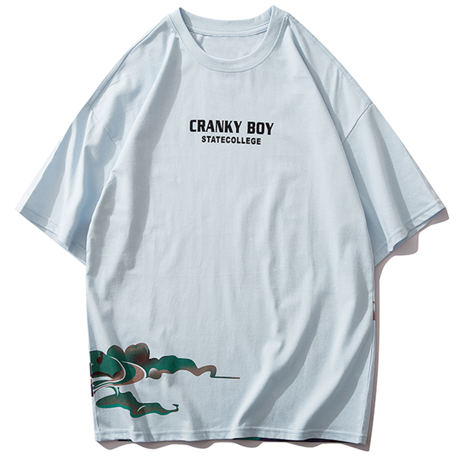 2021 New Eden T-shirt Printed in Clouds Hip Hop Harajuku Short Sleeve Men's Informal Japanese Style 0bov, Blue
2021 New Eden T-shirt Printed in Clouds Hip Hop Harajuku Short Sleeve Men's Informal Japanese Style 0bov, Blue