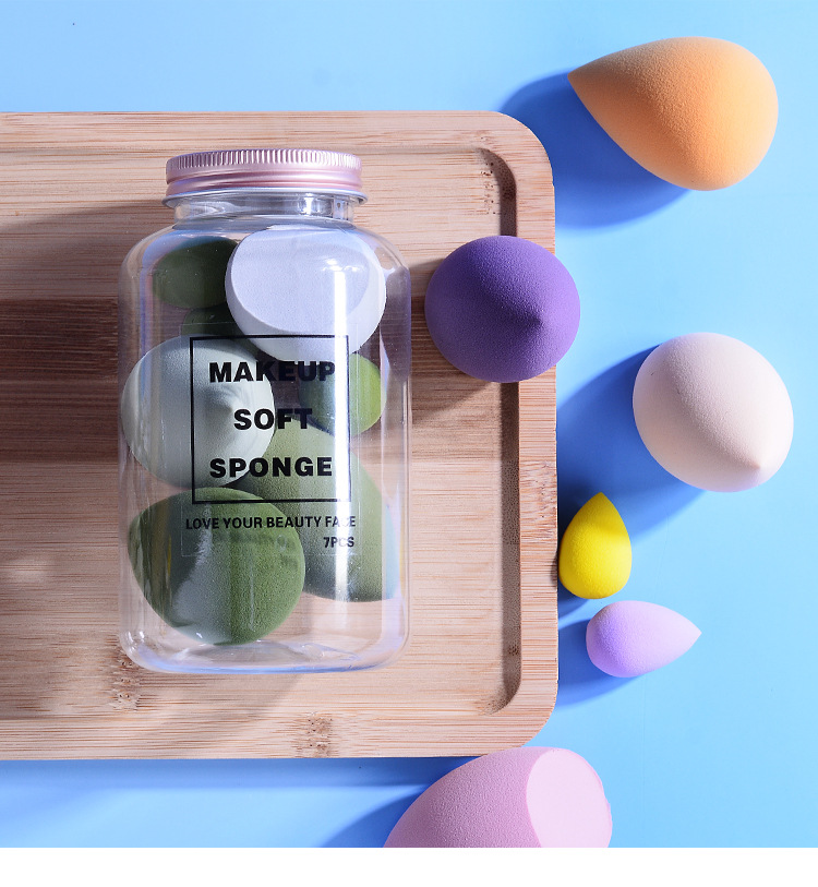 Makeup Sponge Beauty Cosmetic Powder Puff For Foundation Cream Concealer 7Pcs/Set Face Make Up Blender Tools Wholesale
